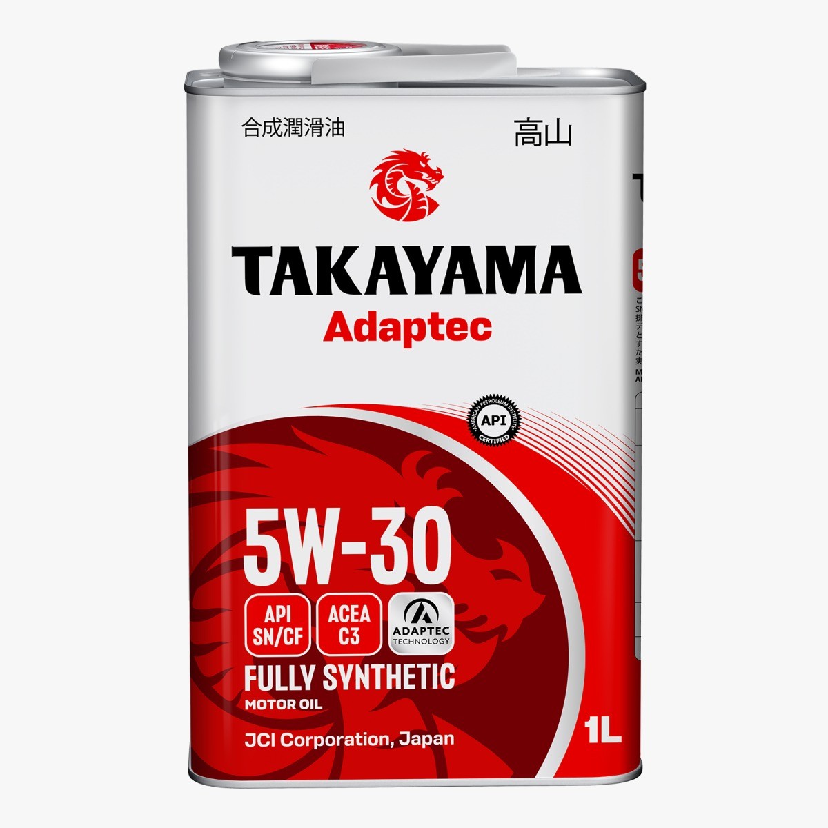 TAKAYAMA ADAPTEC 5W30 C3 SN/CF синтетическое 1 л. железо