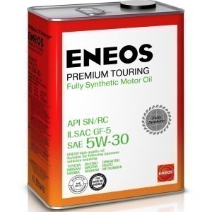 ENEOS GASOLINE PREMIUM TOURING 5W30 SN синтетическое 4 л.