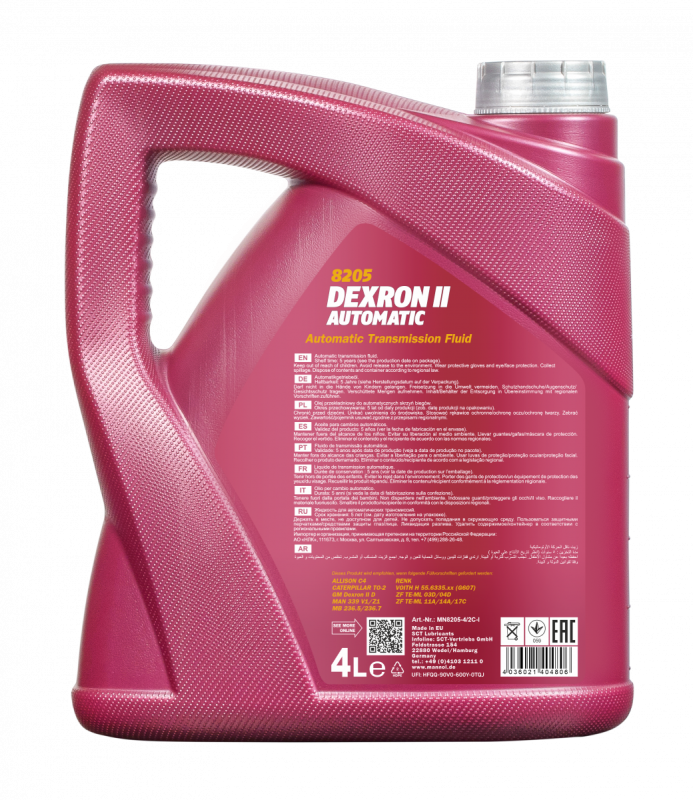 MANNOL Dexron II Automatic 4л.