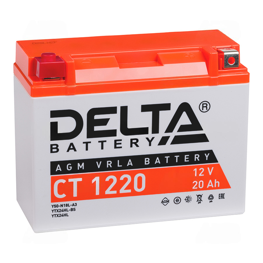 Аккумулятор DELTA CT - 12v  20Ah (1220)