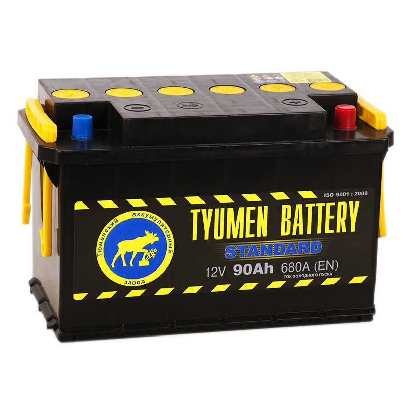 Аккумулятор Тюмень STANDARD 6СТ -90.0L