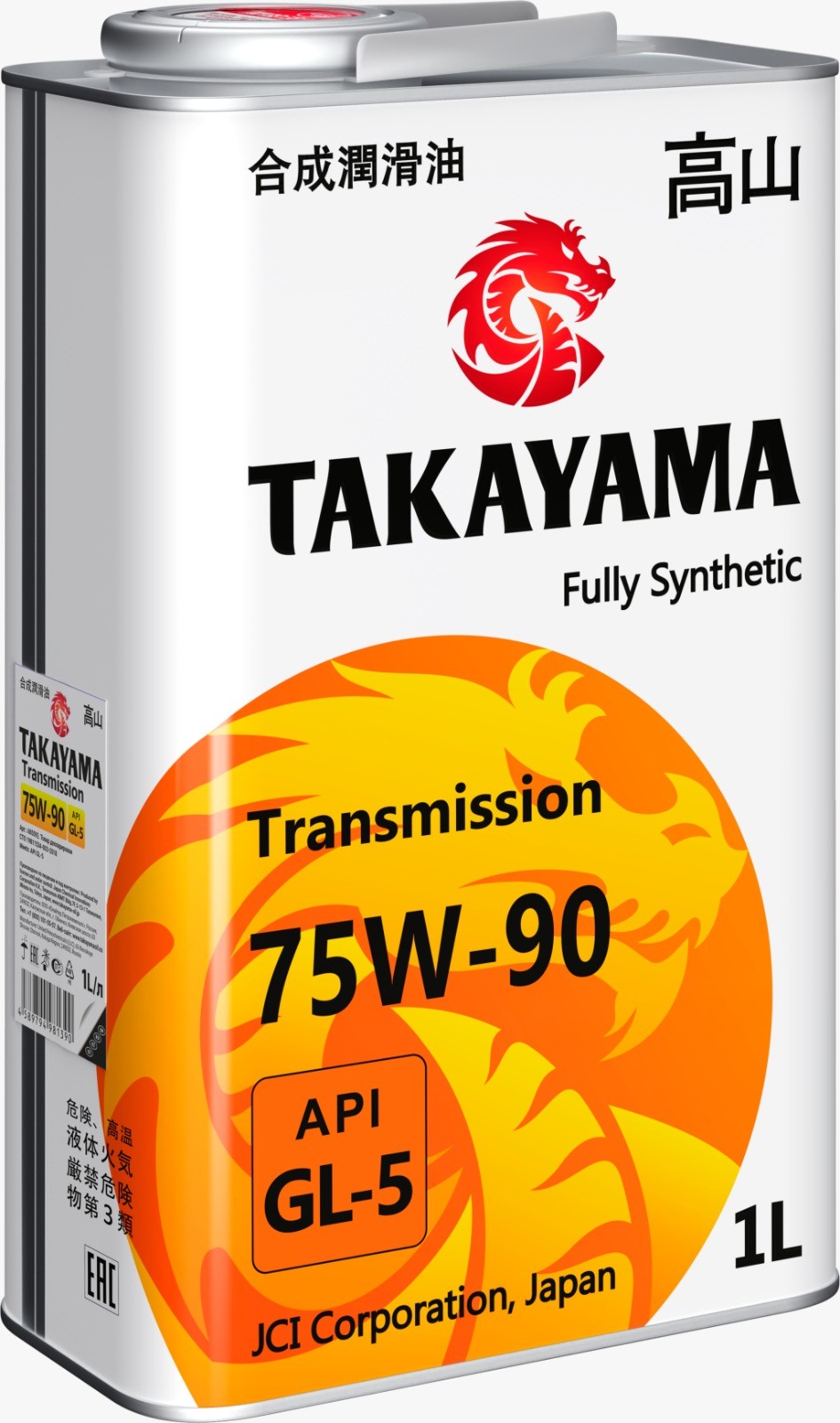TAKAYAMA ТМ 75W90 GL-5 для МКПП 1 л. железо