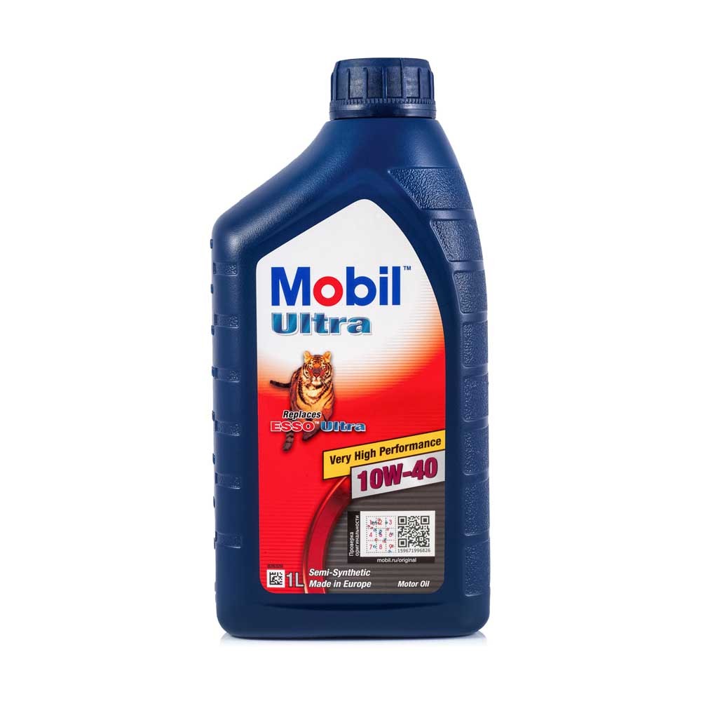 MOBIL ULTRA 10W40 SLSJCF полусинтетическое 1 л. face