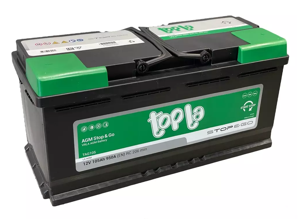 Аккумулятор Topla AGM 6СТ-105.0