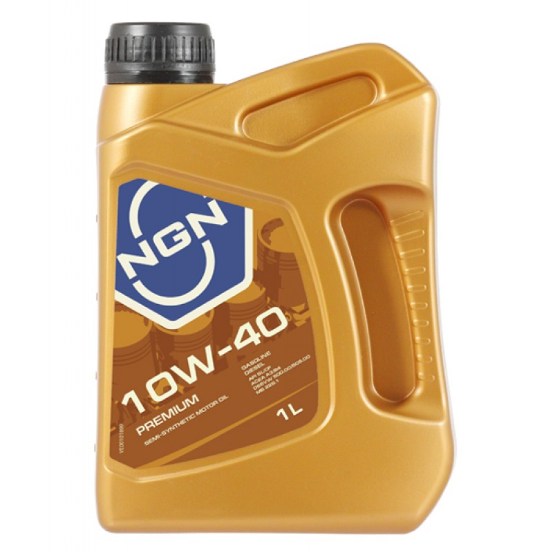 NGN PREMIUM 10W40 SL/CF полусинтетическое 1 л.