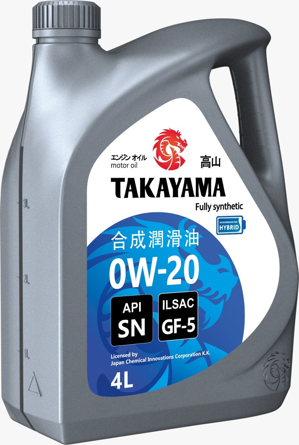 TAKAYAMA 0W20 SN GF-5 синтетическое 4 л. пластик