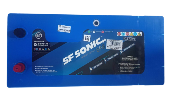 Аккумулятор SF SONIC EFB 6СТ-190 росс конус