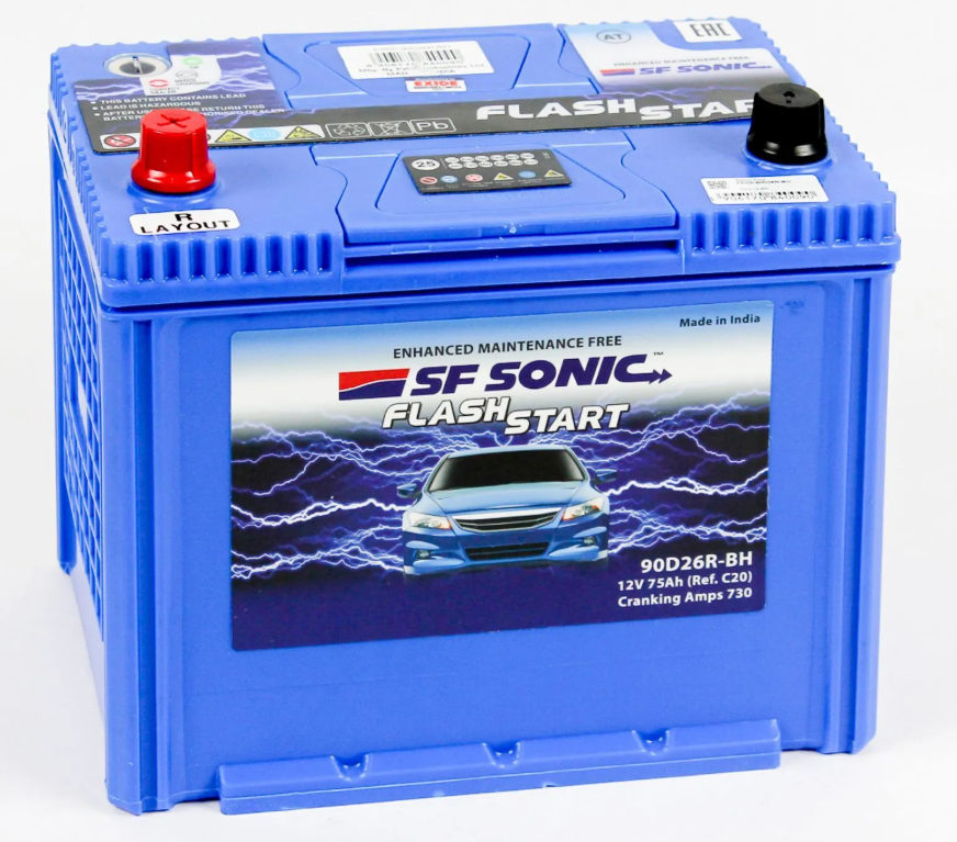 Аккумулятор SF SONIC 6СТ-75.1 (90D26R) бортик