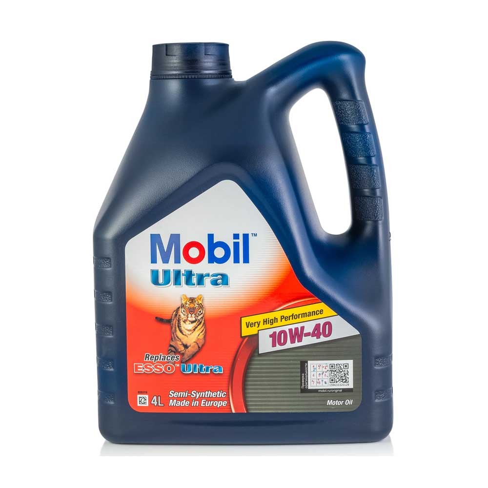 MOBIL ULTRA 10W40 SLSJCF полусинтетическое 4 л. face
