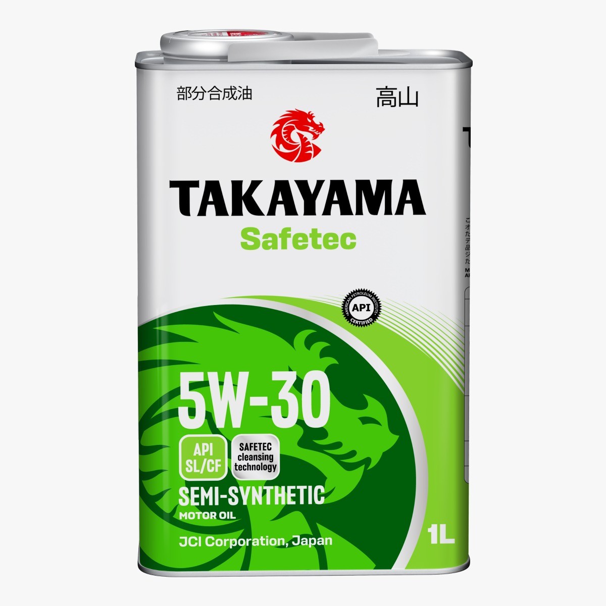TAKAYAMA Safetec 5W30 SL/CF синтетическое 1 л. железо