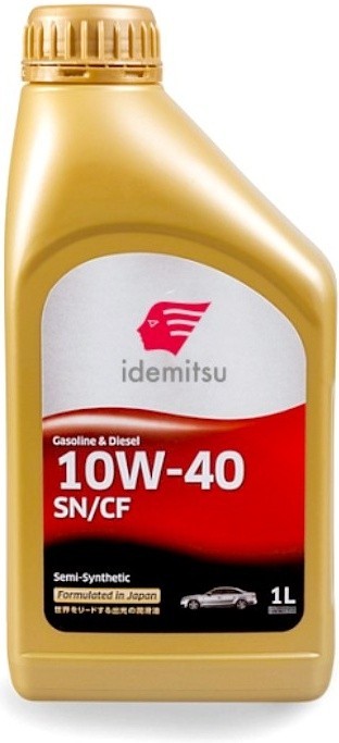 IDEMITSU S-S 10W40 SN/CF полусинтетическое 1 л. пластик