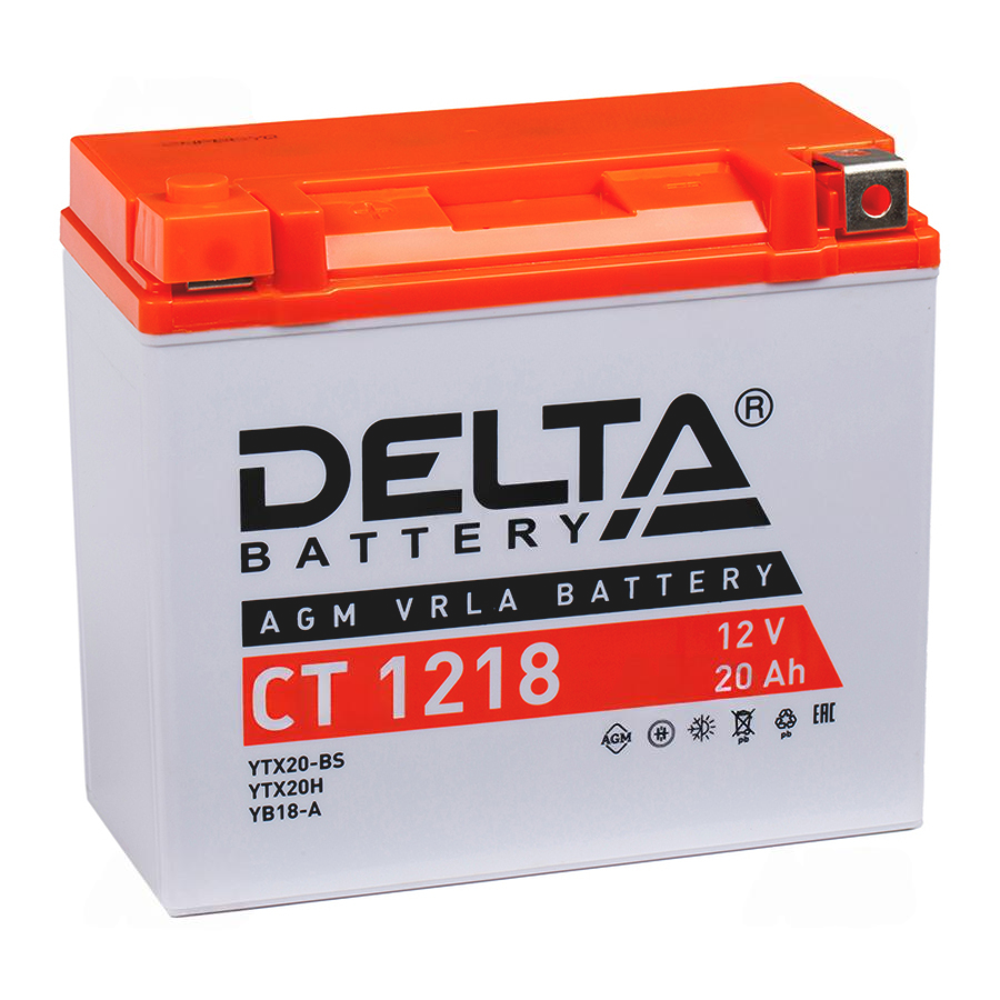 Аккумулятор DELTA CT -12V  20Ah (1218)