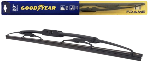 Щетка стеклоочистителя Goodyear FRAME каркасная 20-51 cm всесезонная, 3 переходника