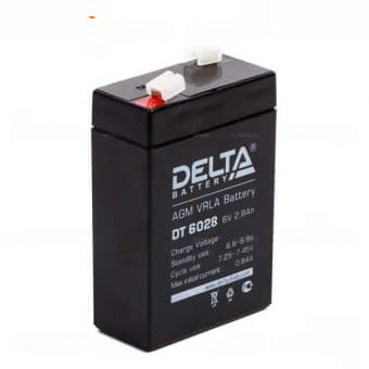 Аккумулятор DELTA DT - 6v  2.8Ah (6028)