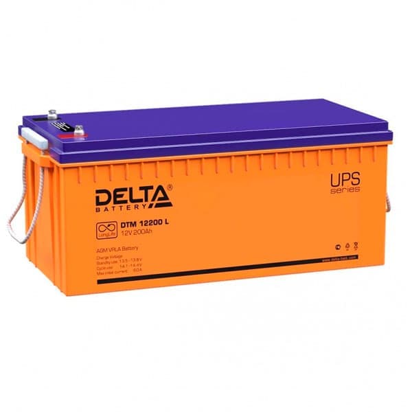 Аккумулятор DELTA DTM - 12v  200Ah (12200 L)