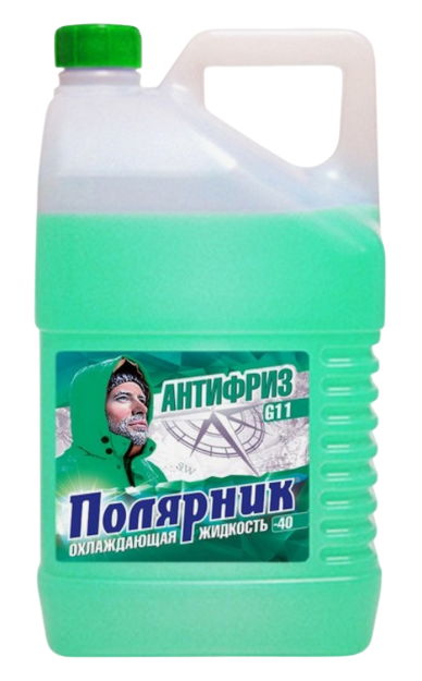 Антифриз Полярник (-40) зеленый G11 5кг