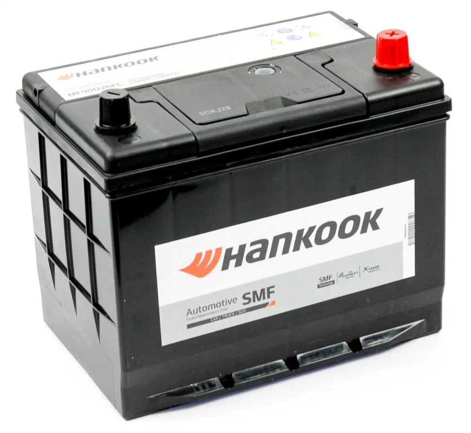Аккумулятор HANKOOK 6СТ-72.0  (90D26L) бортик