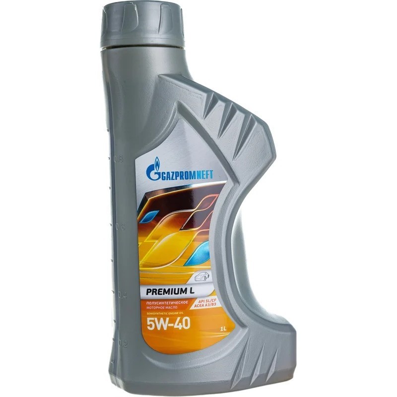 GAZPROMNEFT PREMIUM L 5W40 SLCF 1 л. face