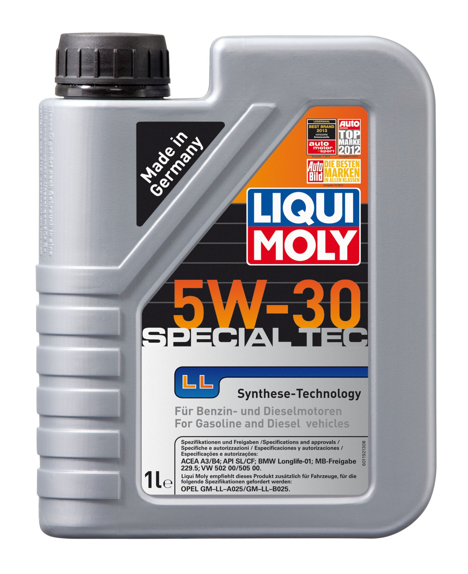 LIQUIMOLY SPECIAL TEC LL 5W30 SL A3/B4 1 л.
