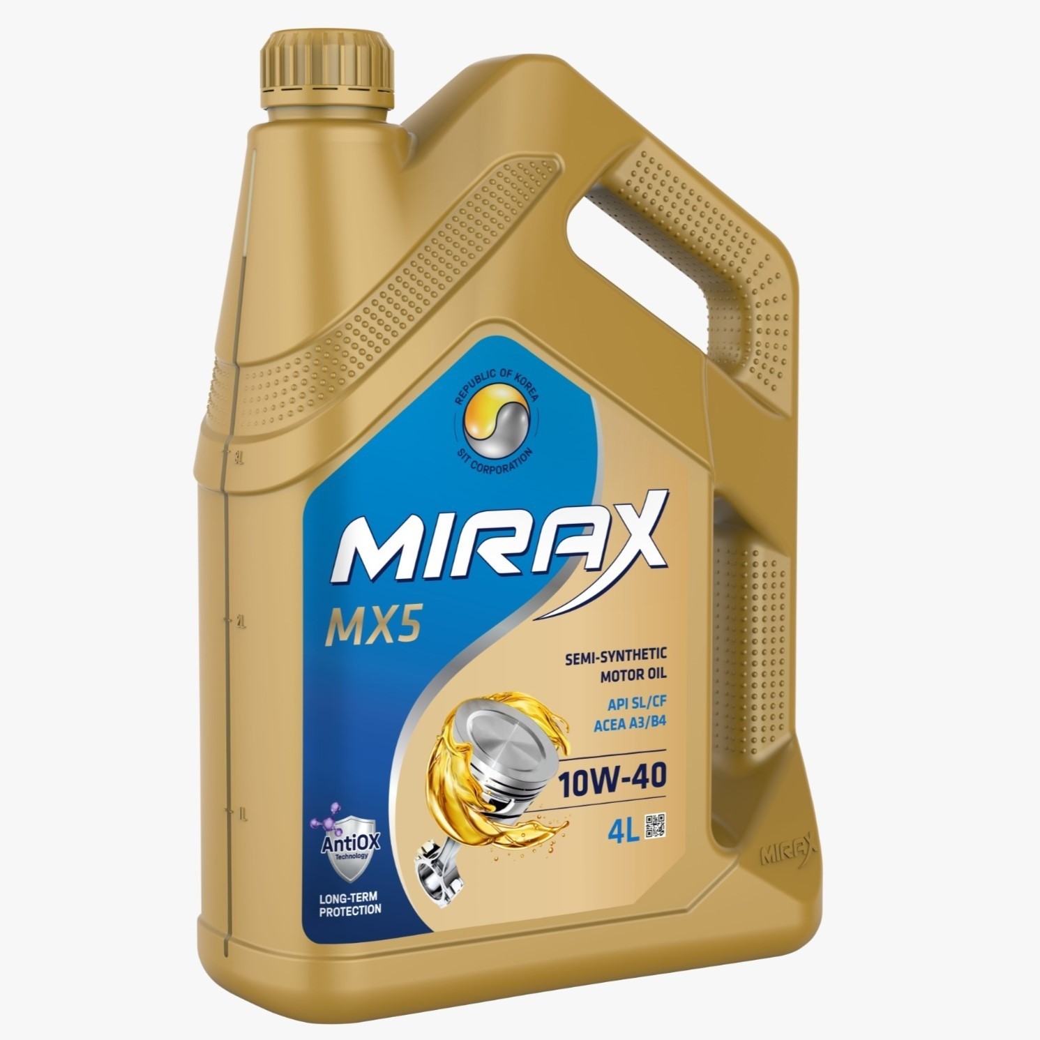 MIRAX MX5 10W40 SLCF A3B4 4 л.
