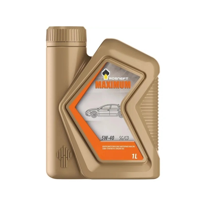 ROSNEFT MAXIMUM 5W40 SGCD 1 л. пластик