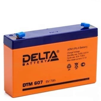Аккумулятор DELTA DTM - 6v  7Ah (607)