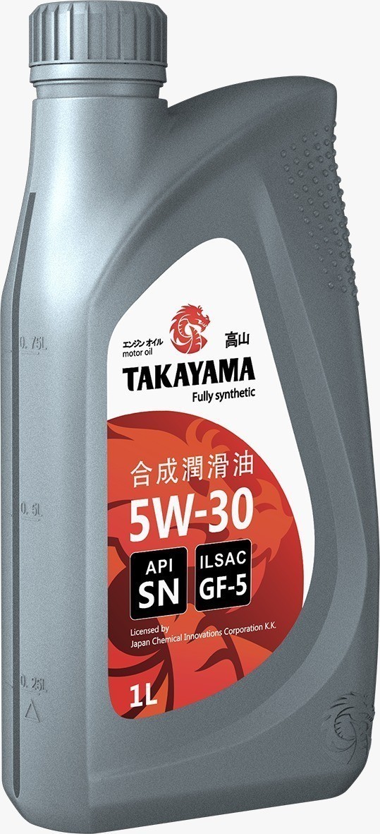 TAKAYAMA 5W30 SN GF-5 синтетическое 1 л. пластик