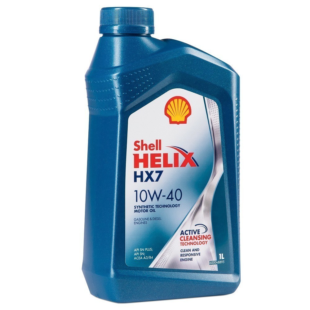 SHELL HELIX HX7 10W40 SN полусинтетическое 1 л.