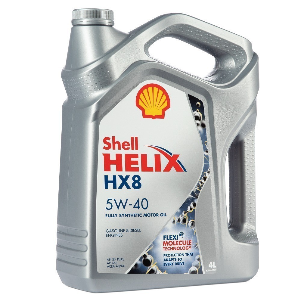 SHELL HELIX HX8 SYNTHETIC 5W40 SNplusSNCF синтетическое 4 л.