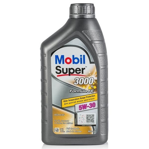 MOBIL SUPER 3000 X1 FORMULA FE 5W30 SLCF синтетическое 1 л. face