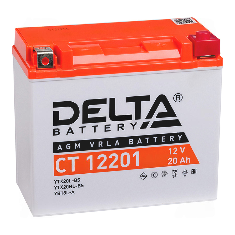 Аккумулятор DELTA CT - 12 v  20Ah (12201)