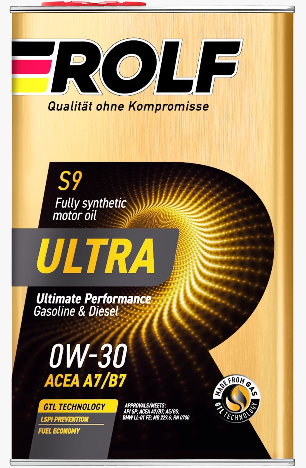 ROLF ULTRA 0W30 SP A7/B7 синтетическое 1 л. железо