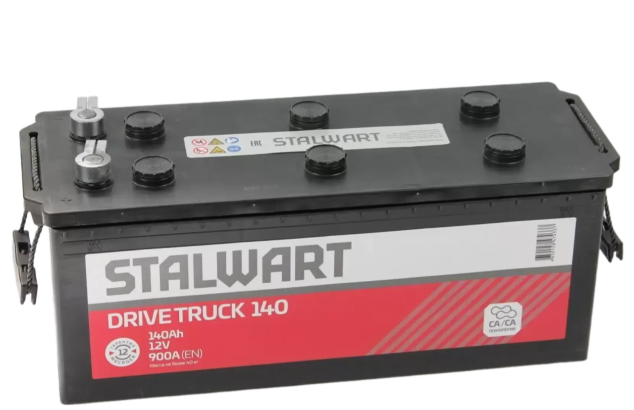 Аккумулятор STALWART Drive TRUCK 6СТ-140 росс.конусболт