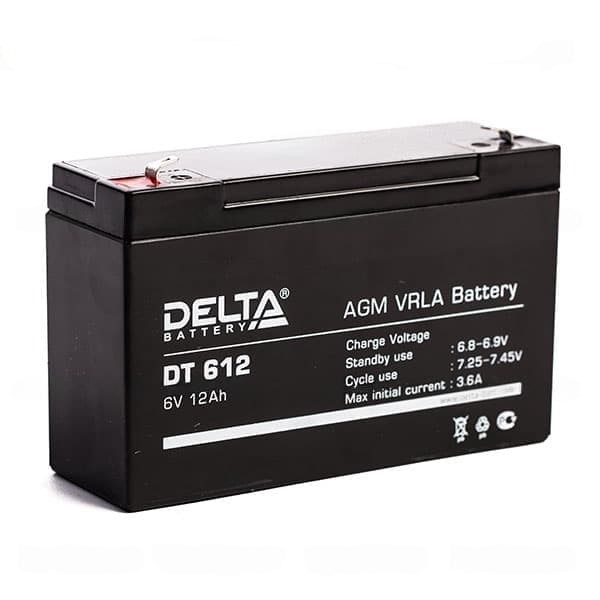 Аккумулятор DELTA DT - 6v  12Ah (612)