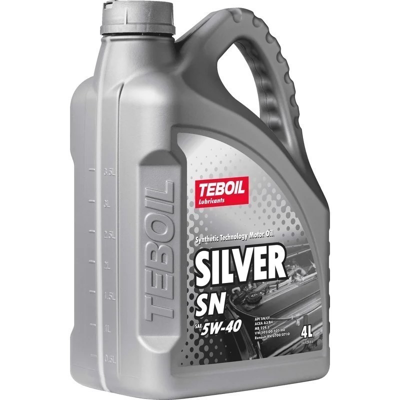 TEBOIL SILVER 5W40 SN полусинтетическое 4 л.