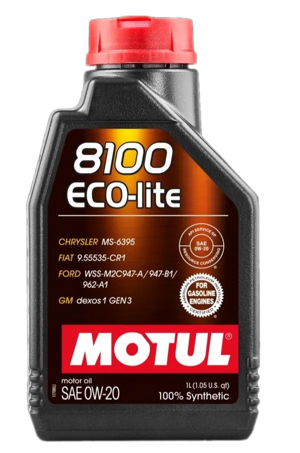 MOTUL 8100 ECO-LITE 0W20 GF-6A синтетическое 1 л.