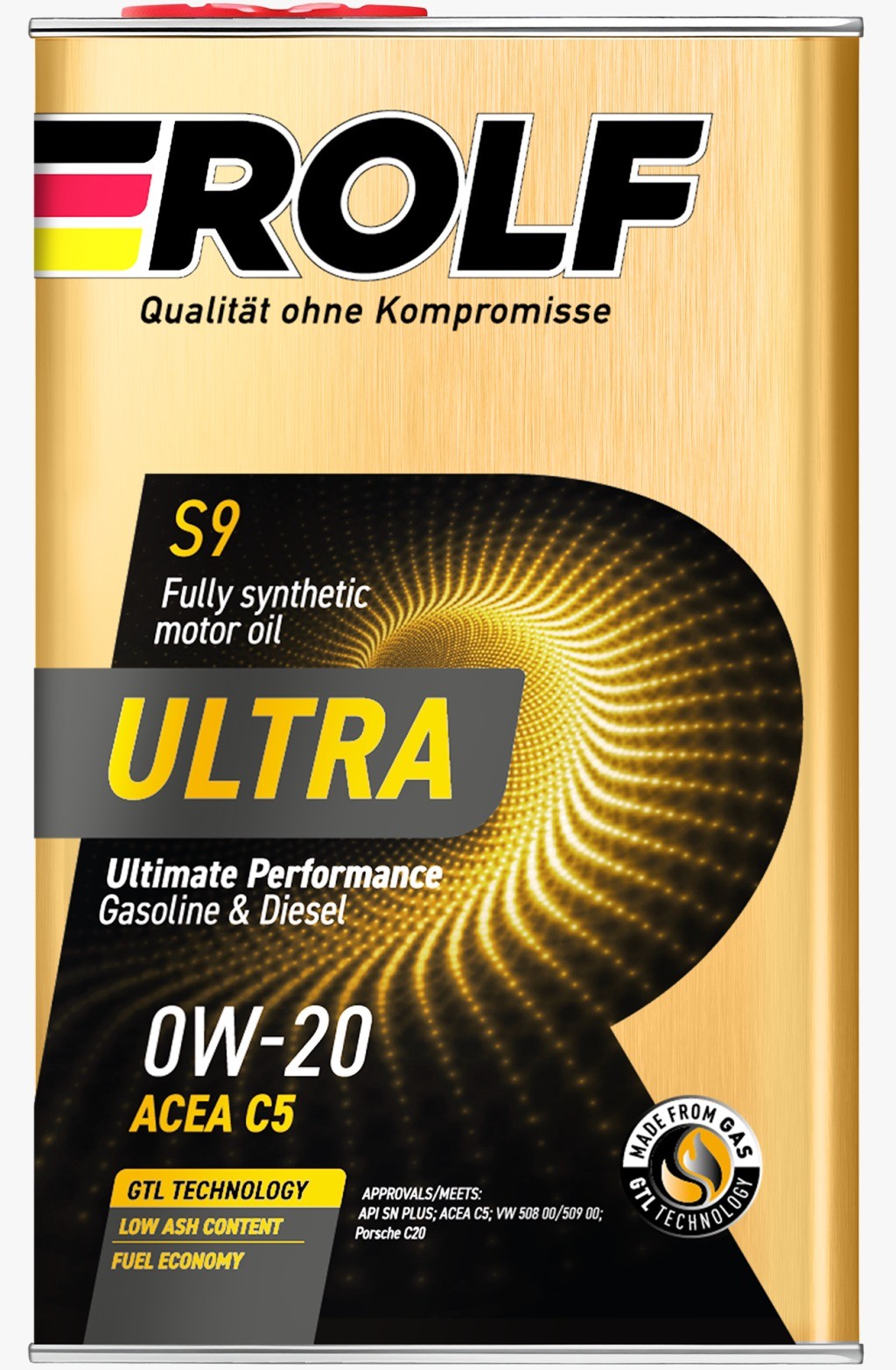 ROLF ULTRA 0W20 SNplus C5 синтетическое 1 л. железо