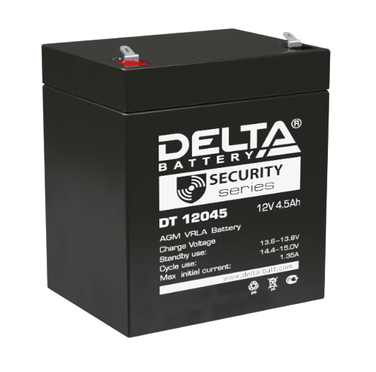 Аккумулятор DELTA DT - 12v - 4.5Ah (12045)