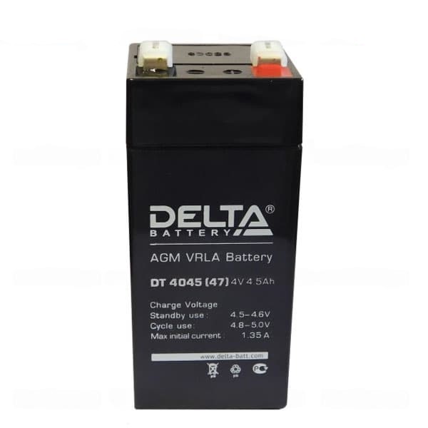 Аккумулятор DELTA DT - 4v  4.5Ah (4045) 47мм