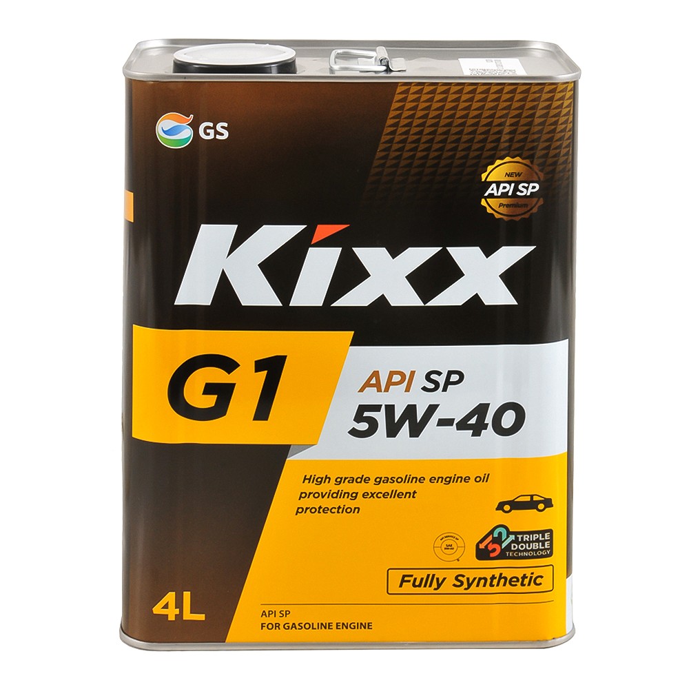 KIXX G1 5W40 SP синтетическое 4л. (Корея) металл