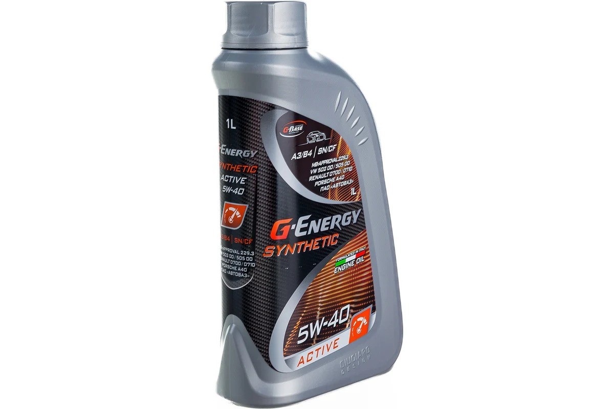 G-ENERGY SYNTHETIC ACTIVE 5W40 SLCF синтетическое 1 л.