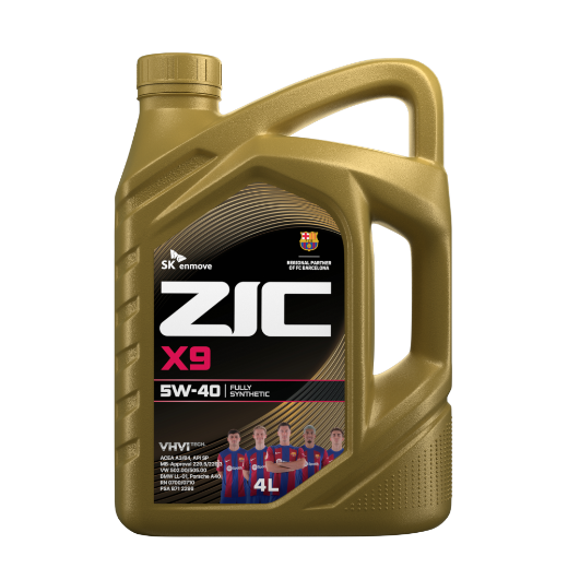 ZIC X9 5W40 SP синтетическое 4 л. face