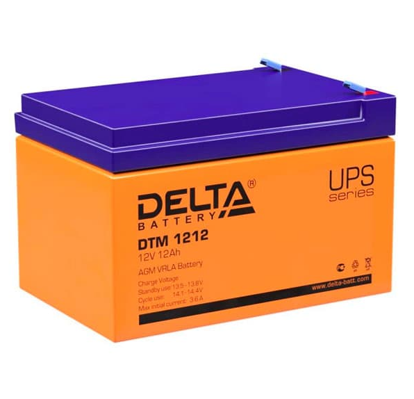 Аккумулятор DELTA DTM - 12v - 12Ah (1212)