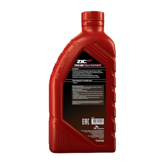 ZIC GFT 75W-85 для МКППмостов 1 л...