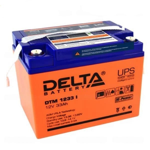 Аккумулятор DELTA DTМ - 12v  33Ah (1233)