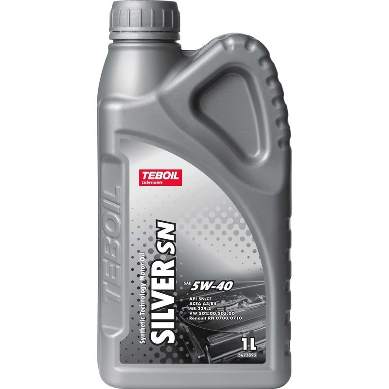 TEBOIL SILVER 5W40 SN полусинтетическое 1 л.