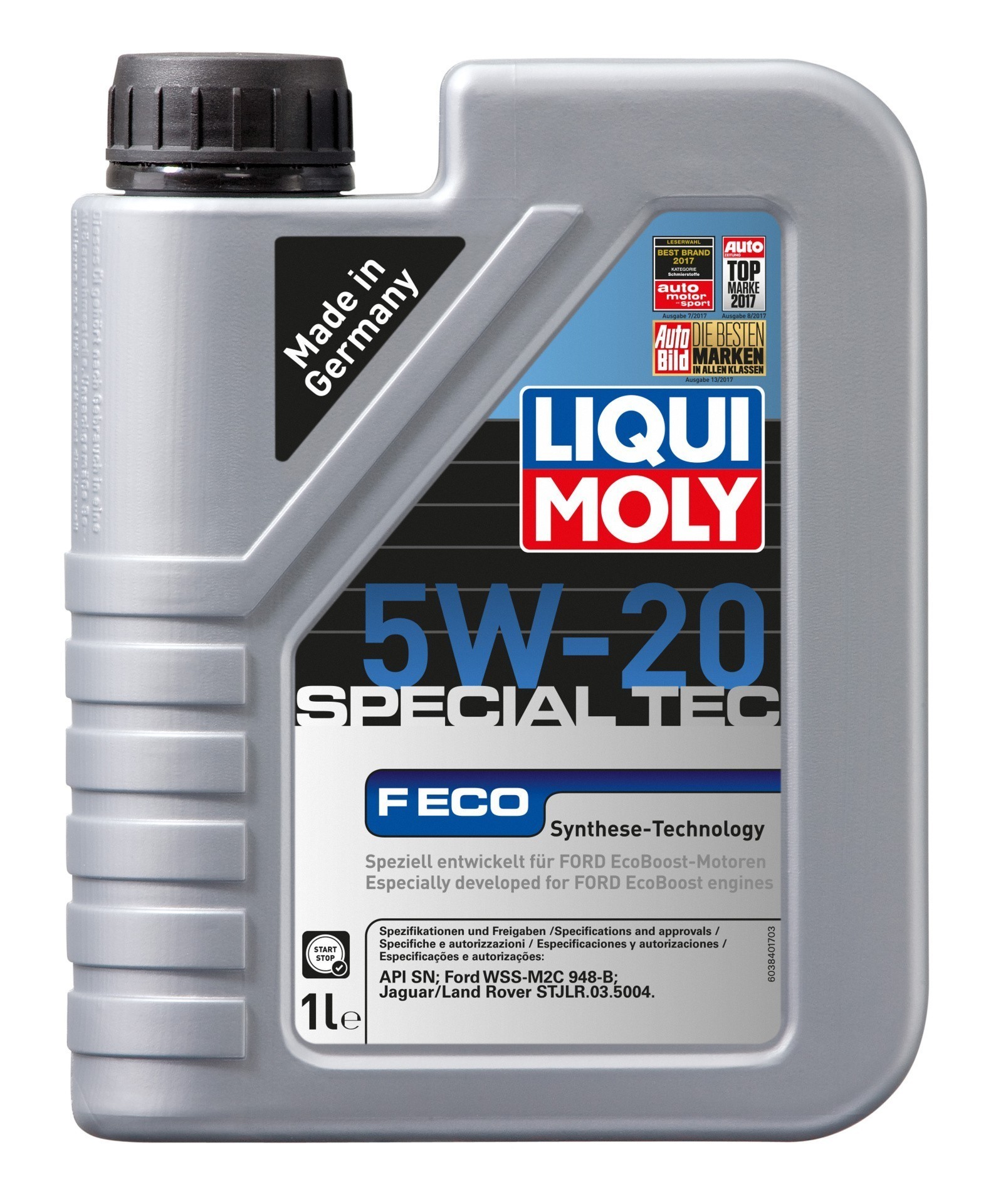 LIQUIMOLY SPECIAL TEC F ECO 5W20 SN C5 синтетическое 1 л.