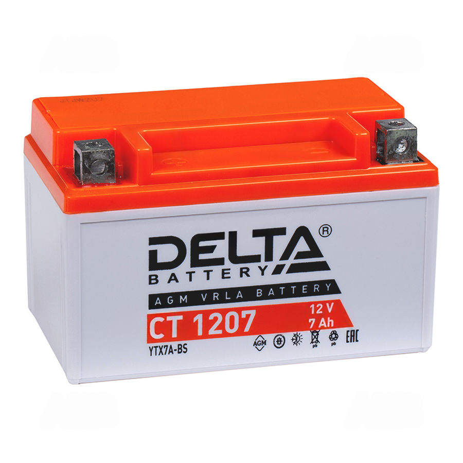 Аккумулятор DELTA CT - 12v  7Ah (1207)