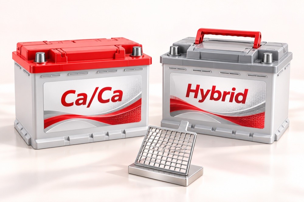 Что означают Ca/Ca и Hybrid на аккумуляторе