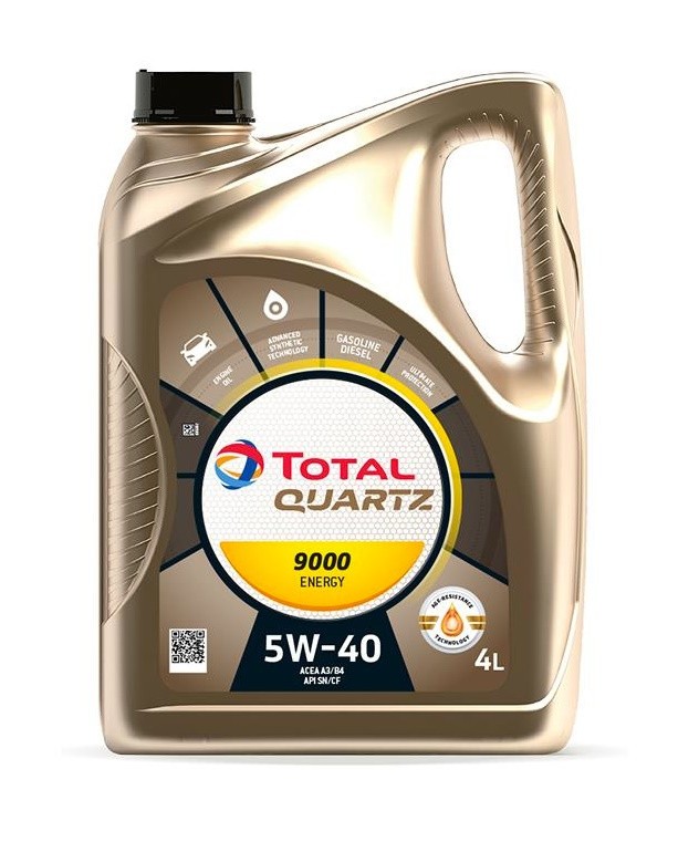 TOTAL QUARTZ 9000 ENERGY 5W40 SN/CF синтетическое 4 л.